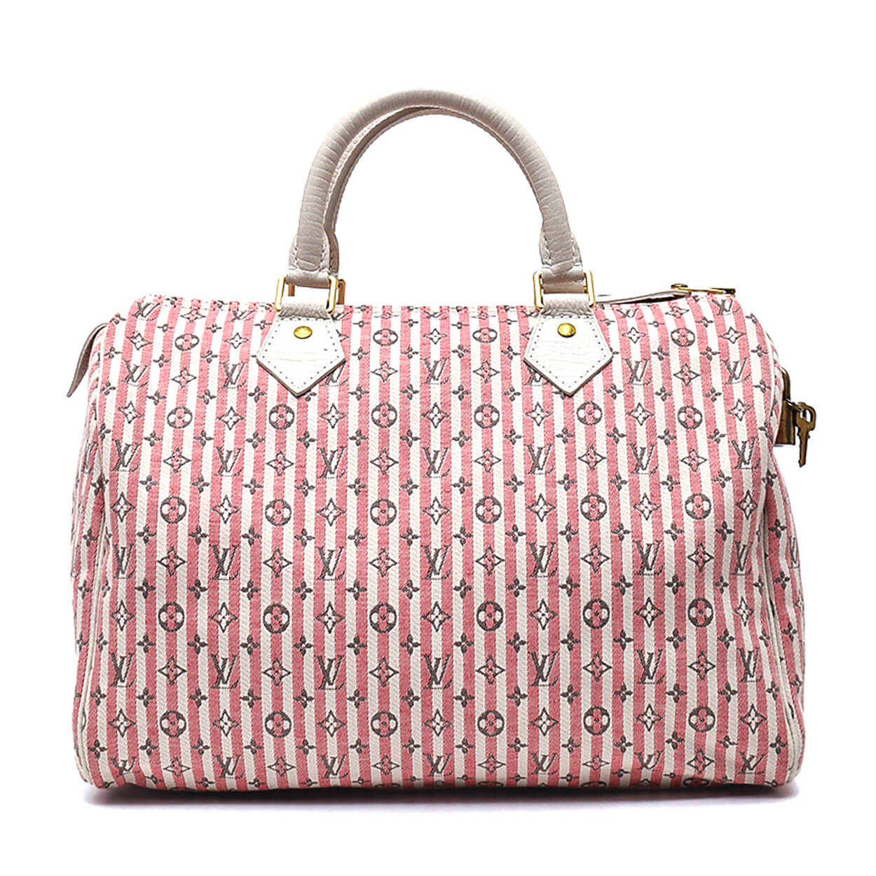 Louis Vuitton - Pink Croisette Mini Lin Canvas Speedy 30 Bag